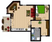 Appartement TYP B - 36 qm: Appartement TYP B - 36 qm:
